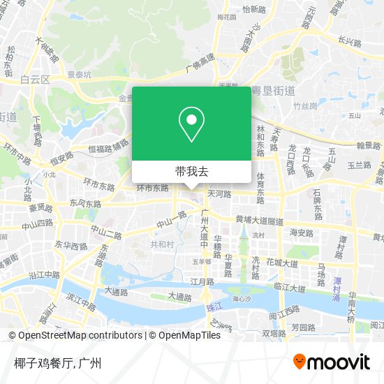 椰子鸡餐厅地图