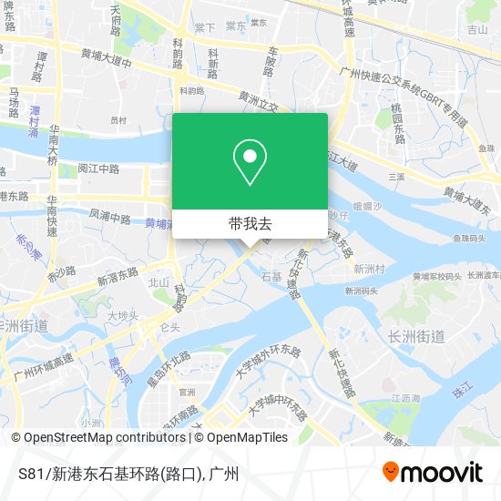 S81/新港东石基环路(路口)地图
