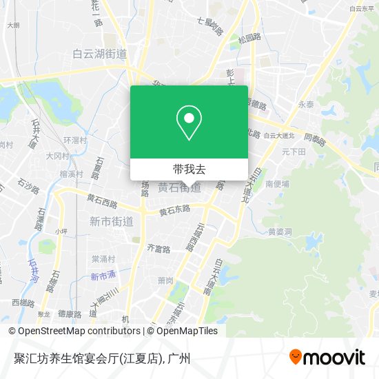 聚汇坊养生馆宴会厅(江夏店)地图