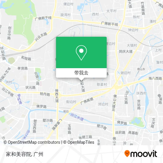 家和美容院地图
