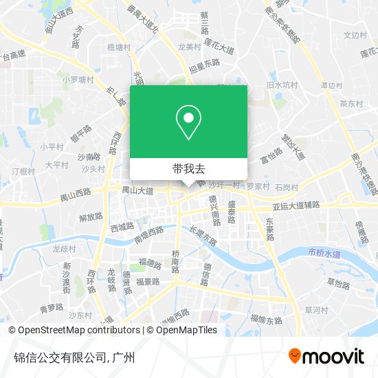 锦信公交有限公司地图