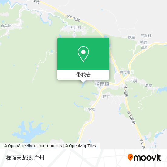 梯面天龙溪地图