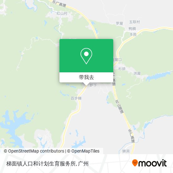 梯面镇人口和计划生育服务所地图