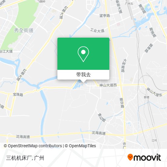 三机机床厂地图
