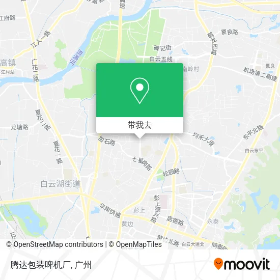 腾达包装啤机厂地图