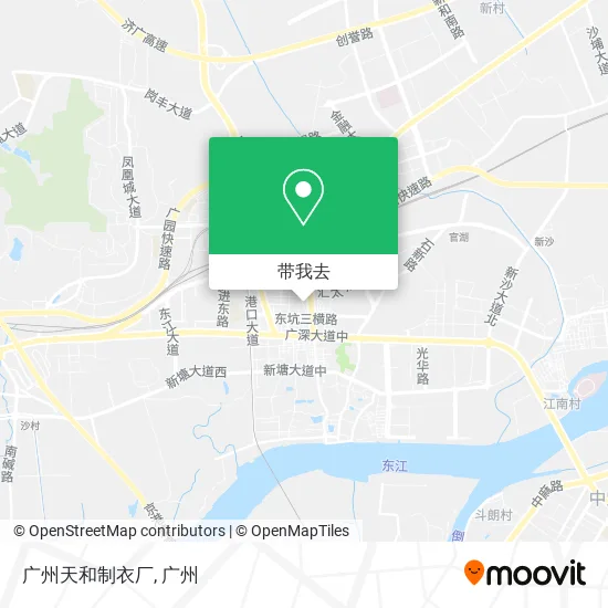 广州天和制衣厂地图