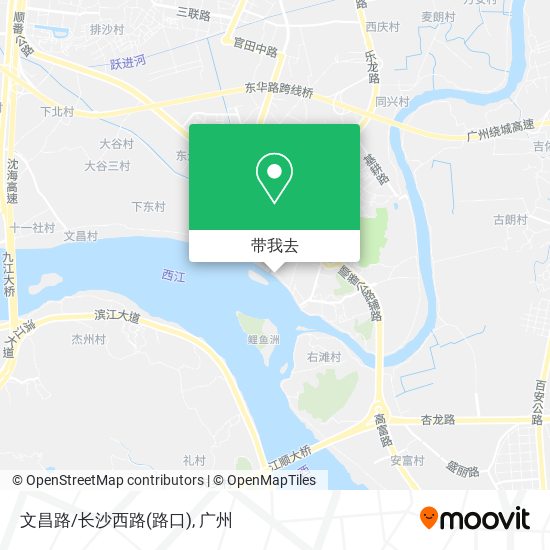 文昌路/长沙西路(路口)地图