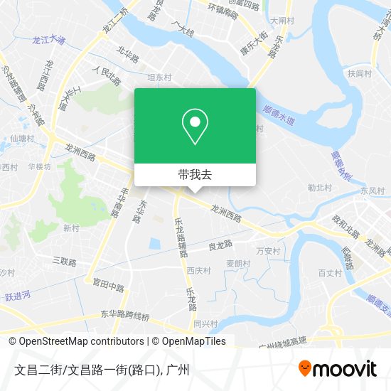 文昌二街/文昌路一街(路口)地图