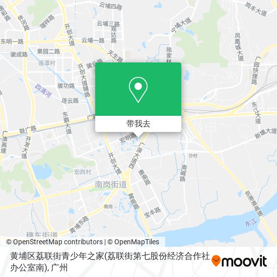 黄埔区荔联街青少年之家(荔联街第七股份经济合作社办公室南)地图