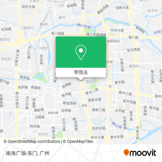 南海广场-东门地图