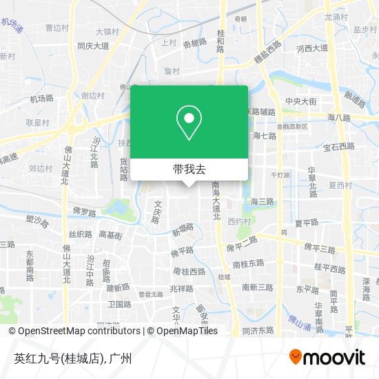英红九号(桂城店)地图