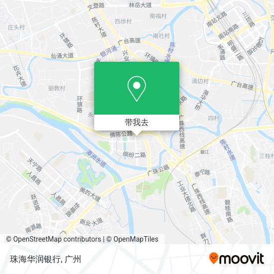珠海华润银行地图