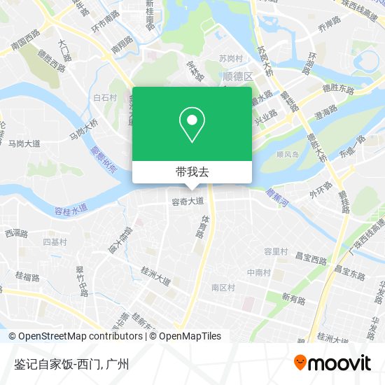 鉴记自家饭-西门地图