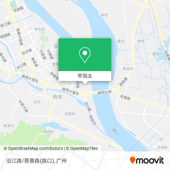 沿江路/荷香路(路口)地图