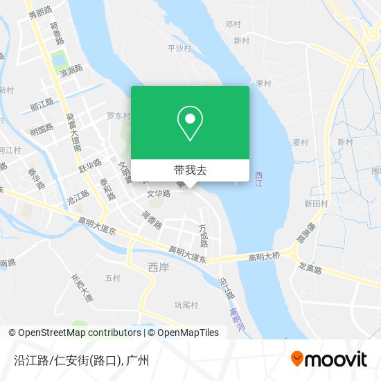 沿江路/仁安街(路口)地图