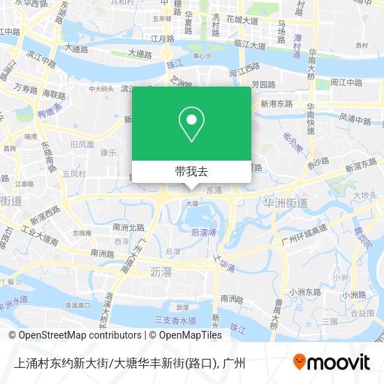 上涌村东约新大街/大塘华丰新街(路口)地图
