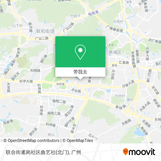 联合街暹岗社区曲艺社(北门)地图