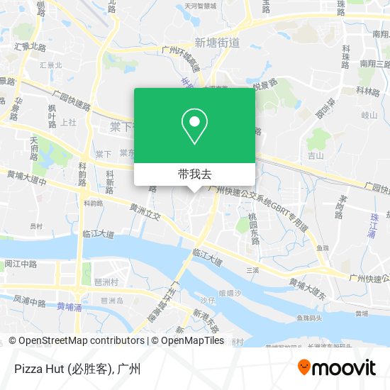 Pizza Hut (必胜客)地图