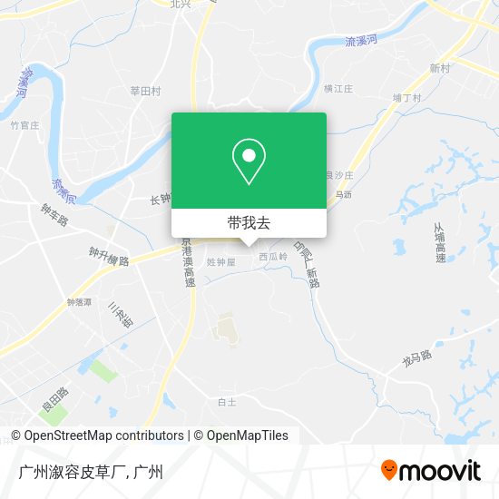 广州溆容皮草厂地图