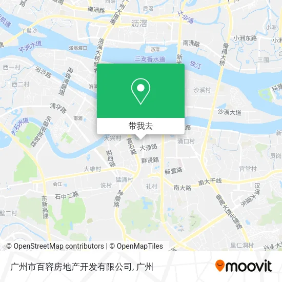 广州市百容房地产开发有限公司地图