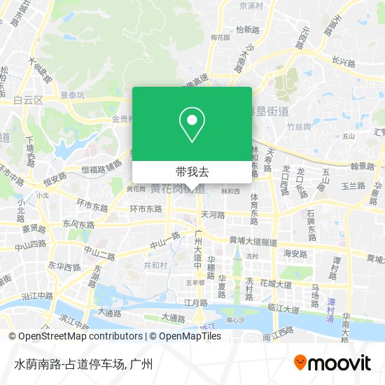 水荫南路-占道停车场地图