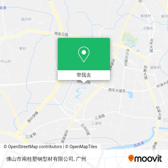 佛山市南桂塑钢型材有限公司地图