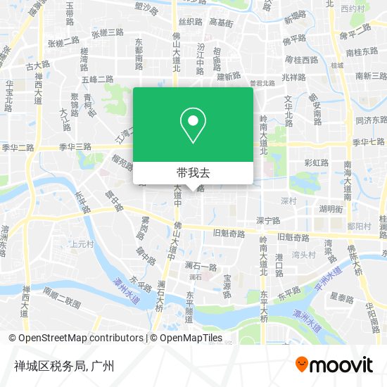 禅城区税务局地图