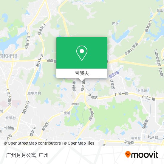 广州月月公寓地图