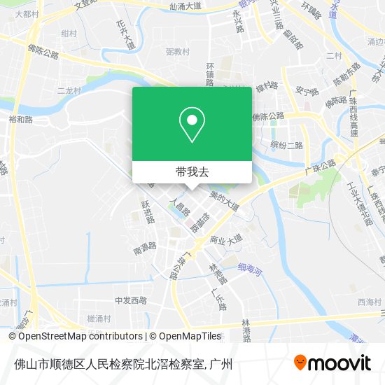 佛山市顺德区人民检察院北滘检察室地图