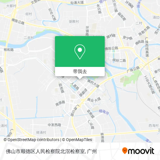 佛山市顺德区人民检察院北滘检察室地图