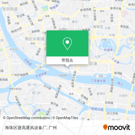 海珠区捷高通风设备厂地图