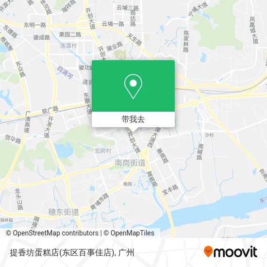 提香坊蛋糕店(东区百事佳店)地图