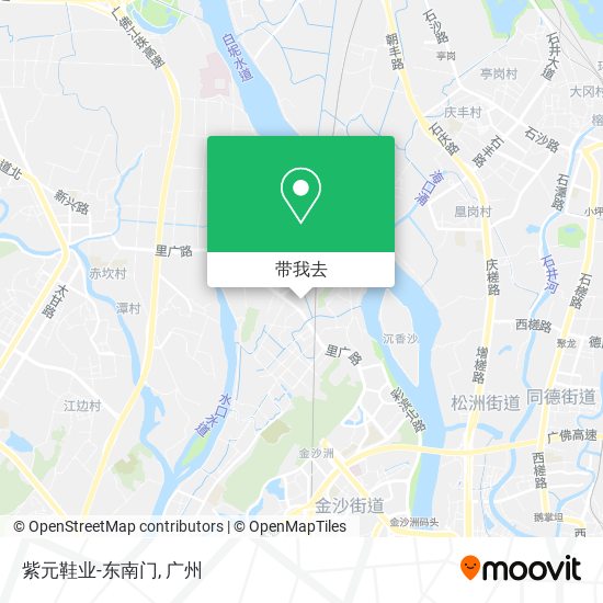 紫元鞋业-东南门地图