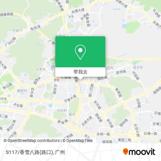 S117/香雪八路(路口)地图