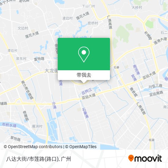八达大街/市莲路(路口)地图