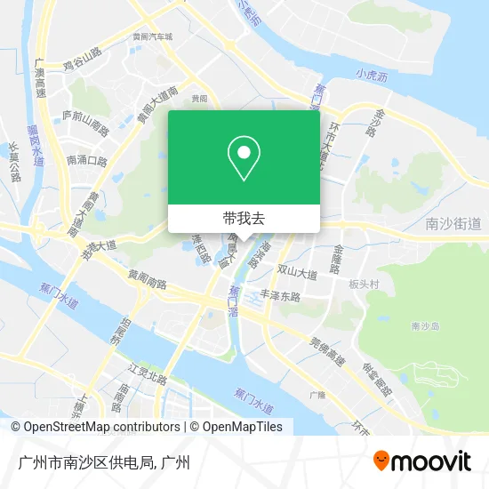 广州市南沙区供电局地图