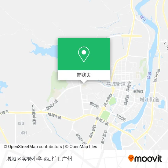 增城区实验小学-西北门地图