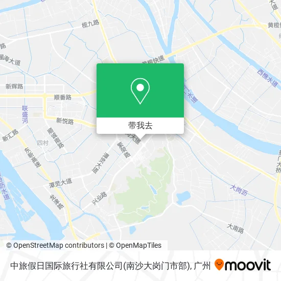 中旅假日国际旅行社有限公司(南沙大岗门市部)地图