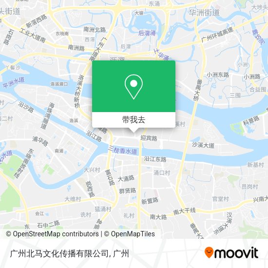 广州北马文化传播有限公司地图