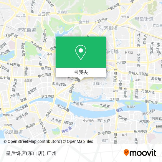 皇后饼店(东山店)地图