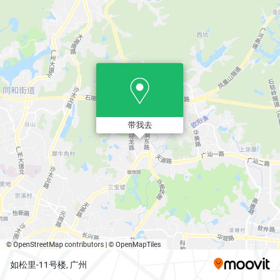 如松里-11号楼地图