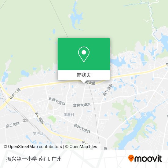 振兴第一小学-南门地图