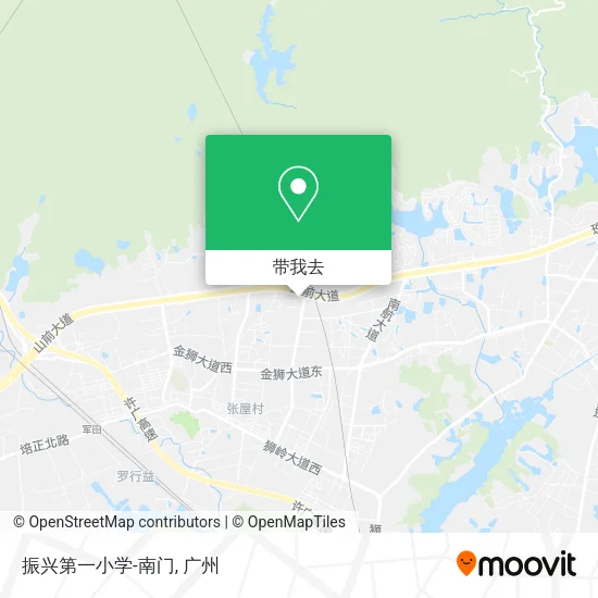 振兴第一小学-南门地图