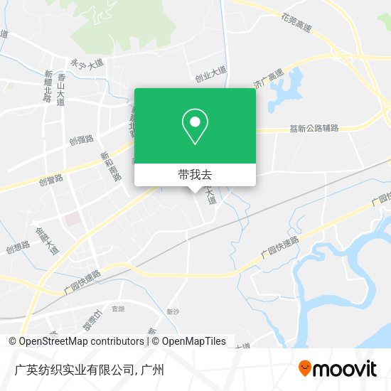 广英纺织实业有限公司地图