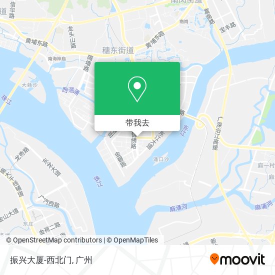 振兴大厦-西北门地图