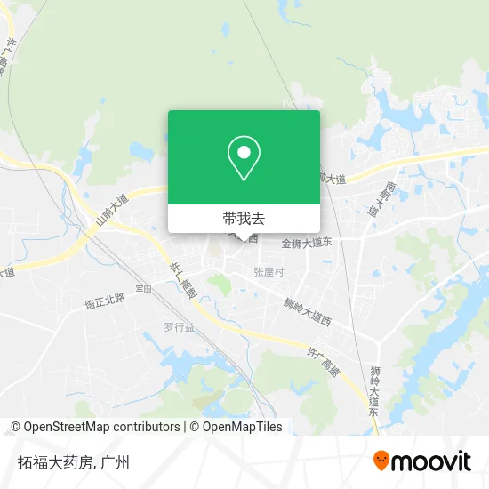 拓福大药房地图