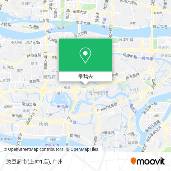 憨豆超市(上冲1店)地图
