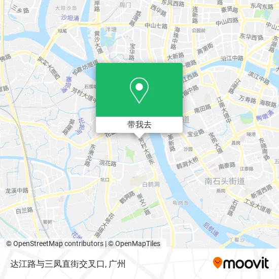 达江路与三凤直街交叉口地图