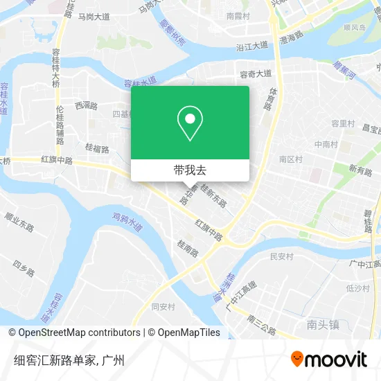细窖汇新路单家地图