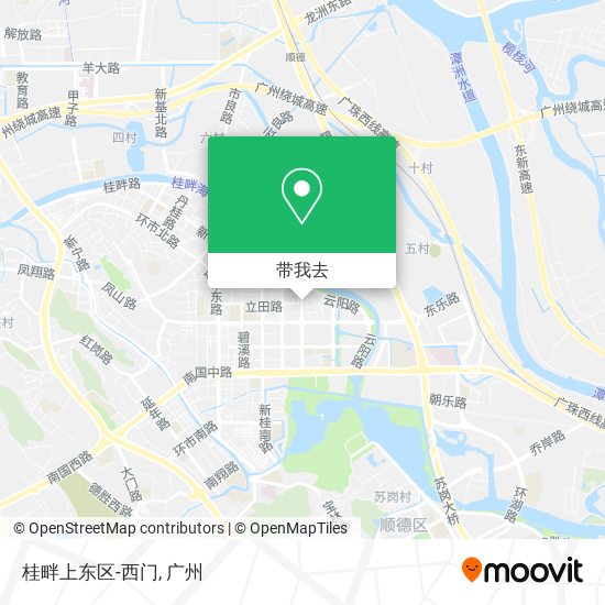 桂畔上东区-西门地图